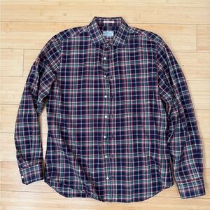 Gant Men's Checkered Shirt - Navy and Red